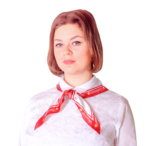 Косынка атласная с полной запечаткой