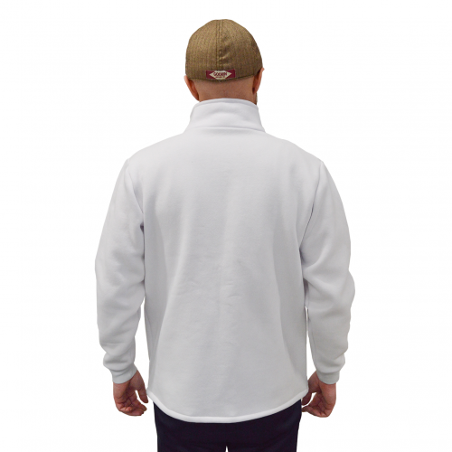 Толстовка без капюшона из футера однотонная