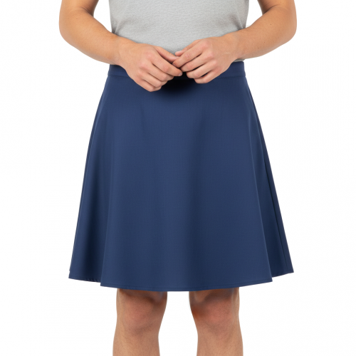 Юбка полусолнце (габардин), без печати