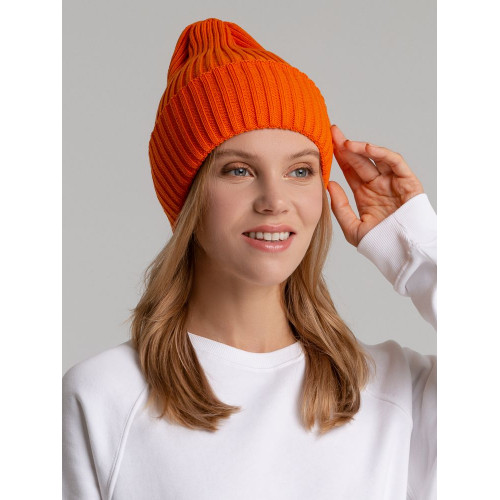 Шапка Yong, оранжевая (апельсин)