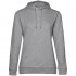 Толстовка с капюшоном женская Hoodie, серый меланж Толстовка с капюшоном женская Hoodie, серый меланж