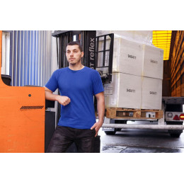 Футболка унисекс T-Bolka 180, темно-синяя