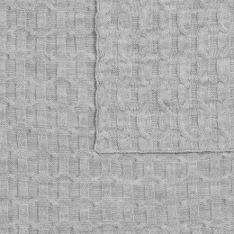 Плед Braidera, серебристо-серый меланж