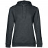 Толстовка с капюшоном женская Hoodie, серый меланж (антрацит) Толстовка с капюшоном женская Hoodie, серый меланж (антрацит)