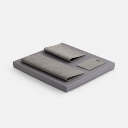 Набор Nubuk Trio, серый