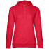 Толстовка с капюшоном женская Hoodie, красный меланж Толстовка с капюшоном женская Hoodie, красный меланж